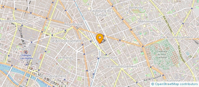 localisation de l'entreprise EURL BENZ  PARIS