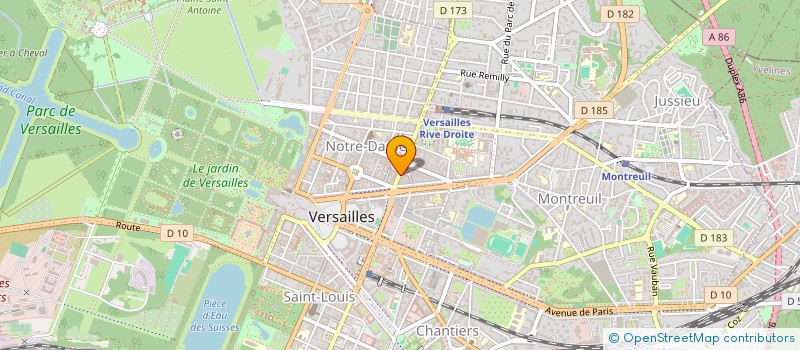 localisation de l'entreprise EURL BERATTI à VERSAILLES