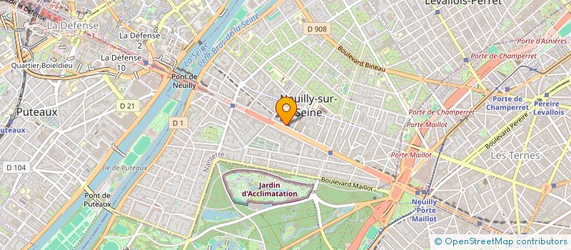 localisation de l'entreprise EURL BERGERAC PATRIMOINE à NEUILLY-SUR-SEINE