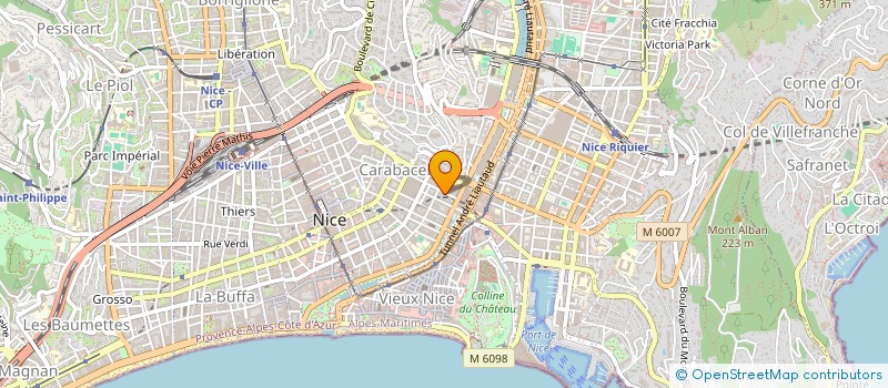 localisation de l'entreprise EURL BERIO ELECTRICITE à NICE
