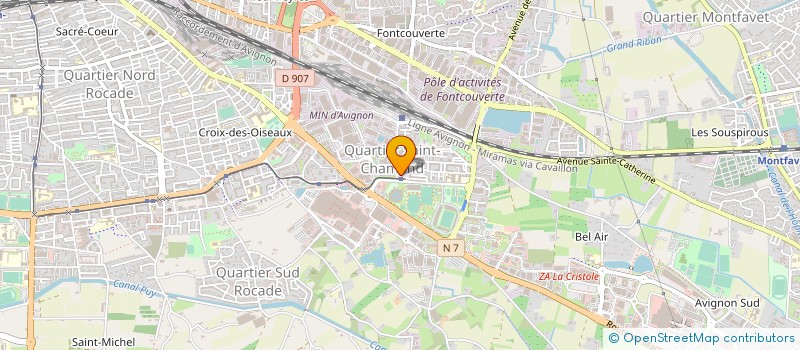 localisation de l'entreprise EURL BERKANE  AVIGNON