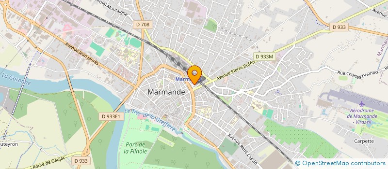 localisation de l'entreprise EURL BERNARD TARUSSON à MARMANDE