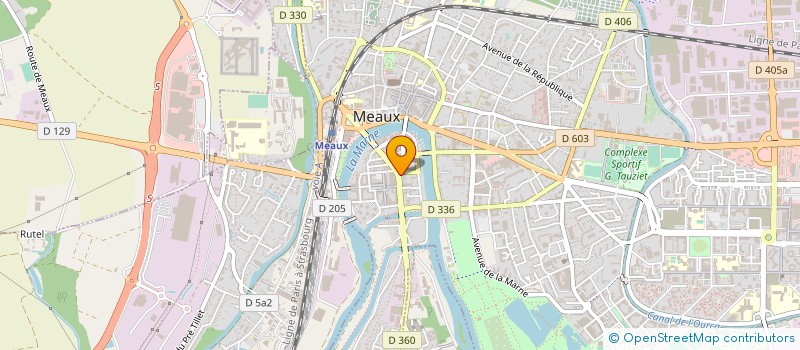 localisation de l'entreprise EURL BERNAUS PASCALE à MEAUX