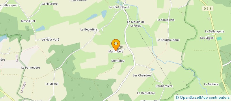 localisation de l'entreprise EURL BERREL à LE MAGE
