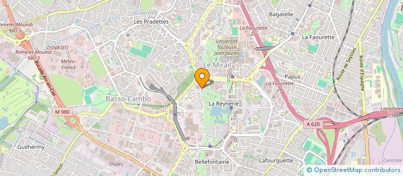 localisation de l'entreprise EURL BERRICHON LAVAGE  TOULOUSE