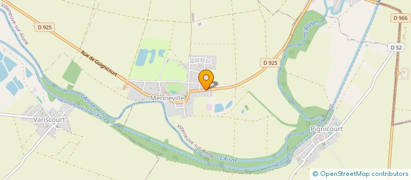 localisation de l'entreprise EURL BERRIOT BARTELS  VILLENEUVE-SUR-AISNE