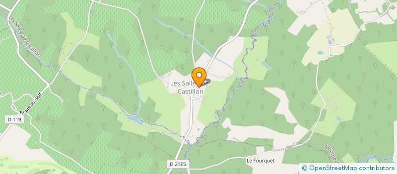 localisation de l'entreprise EURL BERSADE  LES SALLES-DE-CASTILLON