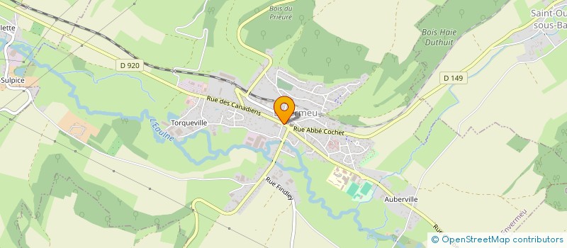 localisation de l'entreprise EURL BERTHAULT  ENVERMEU