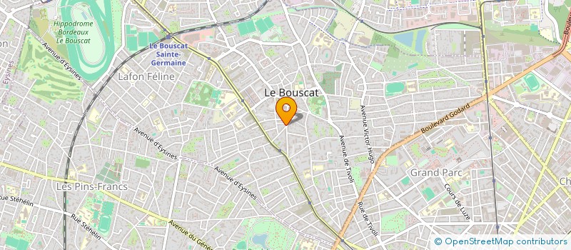 localisation de l'entreprise EURL BERTHELOM à LE BOUSCAT