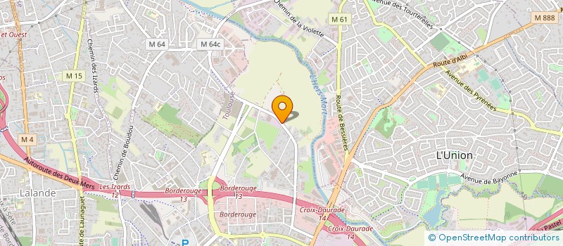 localisation de l'entreprise EURL BERTHIE BERNARD à TOULOUSE