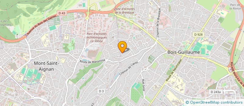 localisation de l'entreprise EURL BERTIN HOLDING à BOIS-GUILLAUME