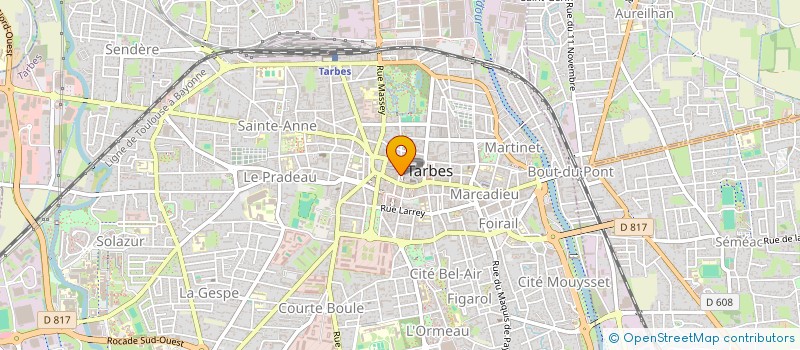 localisation de l'entreprise EURL BERTOMEU à TARBES