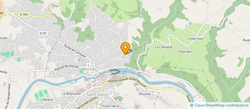 localisation de l'entreprise EURL BERTUZZI à ARTHES