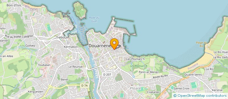 localisation de l'entreprise EURL BESCOND STEVEN  DOUARNENEZ