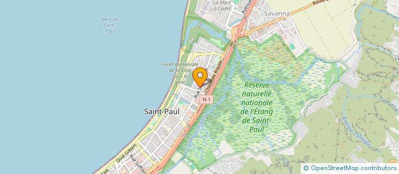 localisation de l'entreprise EURL BETORUN à SAINT-PAUL