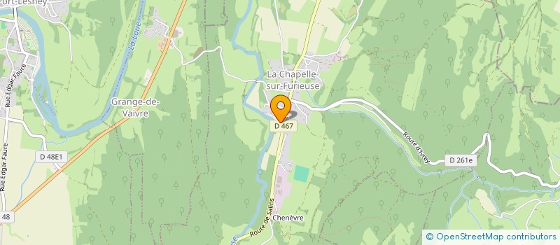 localisation de l'entreprise EURL BEVAN KARANTEZ  LA CHAPELLE-SUR-FURIEUSE