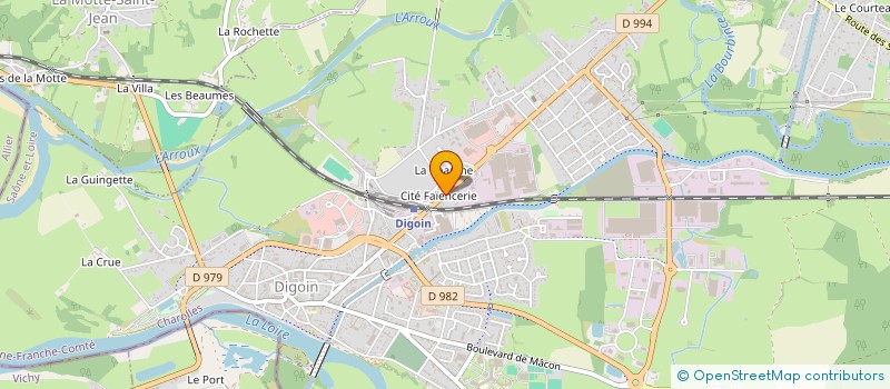 localisation de l'entreprise EURL BG2P  DIGOIN