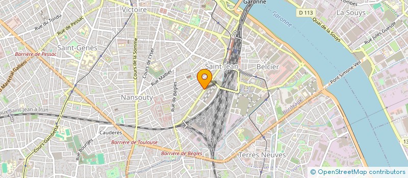 localisation de l'entreprise EURL BGLC à BORDEAUX