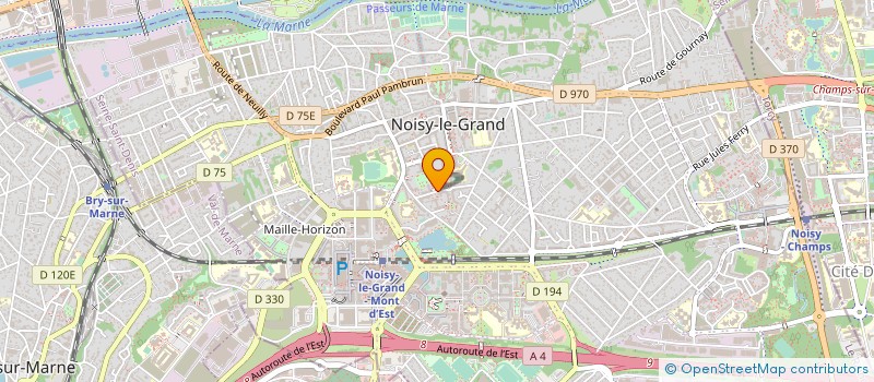 localisation de l'entreprise EURL BGP ISOLATIONS à NOISY-LE-GRAND