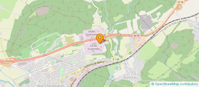 localisation de l'entreprise EURL BHM ELECTRIC à HERICOURT