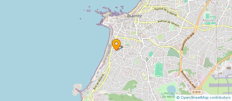 localisation de l'entreprise EURL BIARRITZ ELECTRICITE à BIARRITZ