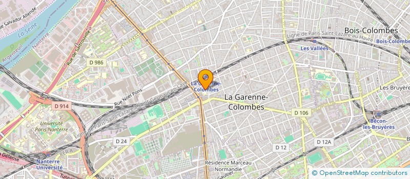 localisation de l'entreprise EURL BICHOT à LA GARENNE-COLOMBES