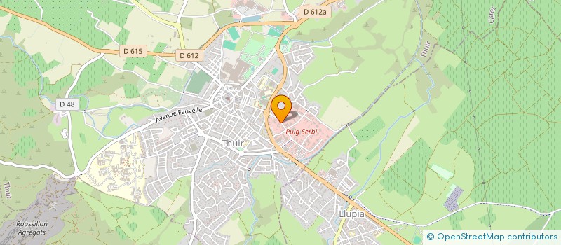 localisation de l'entreprise EURL BIKINI  THUIR