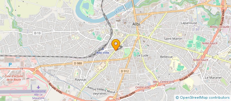 localisation de l'entreprise EURL BILAL CHICKEN BURGER à ALBI