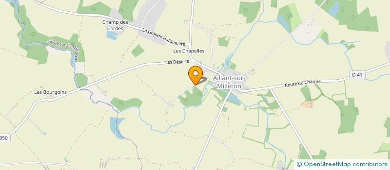 localisation de l'entreprise EURL BILLARDS LESSERTEUR à AILLANT-SUR-MILLERON