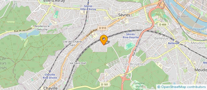 localisation de l'entreprise EURL BINET à SEVRES