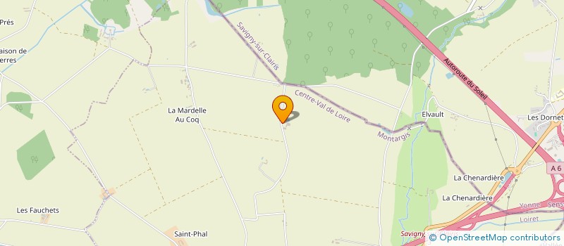 localisation de l'entreprise EURL BINOCHE TRAVAUX AGRICOLES à COURTENAY