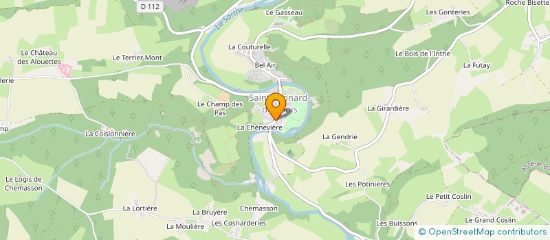 localisation de l'entreprise EURL BIO MAINE à SAINT-LEONARD-DES-BOIS