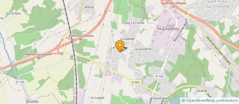 localisation de l'entreprise EURL BIOBOI à FLEAC