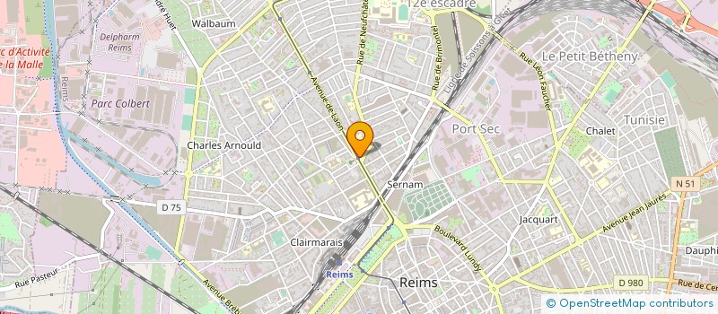localisation de l'entreprise EURL BISTON à REIMS