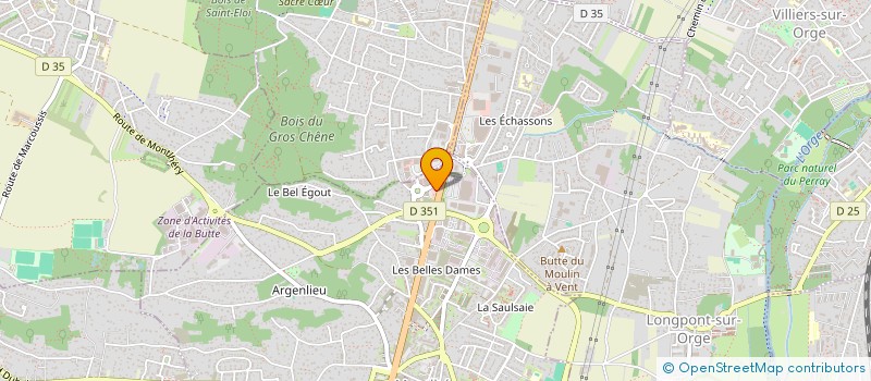 localisation de l'entreprise EURL BK91 à MONTLHERY