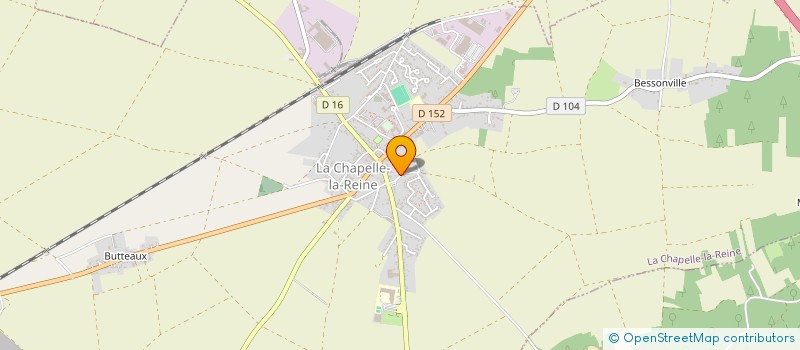 localisation de l'entreprise EURL BL COUVERTURE  LA CHAPELLE-LA-REINE