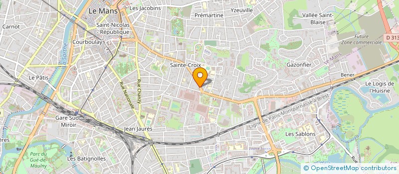 localisation de l'entreprise EURL BLANCHARD à LE MANS