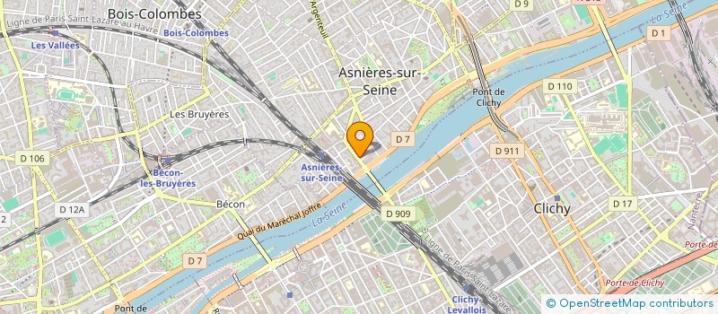 localisation de l'entreprise EURL BLANCHET  ASNIERES-SUR-SEINE