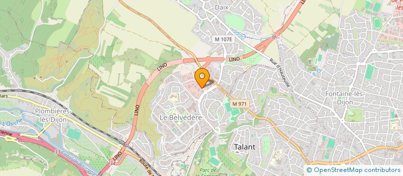 localisation de l'entreprise EURL BLANCHISSERIE TRADITIONNELLE LAVANDE à TALANT