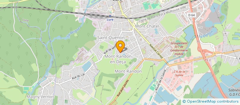 localisation de l'entreprise EURL BLANCO  MAGNY-VERNOIS