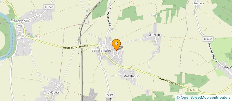 localisation de l'entreprise EURL BLB SERVICES ET MAINTENANCE  SAINTE-JULIE