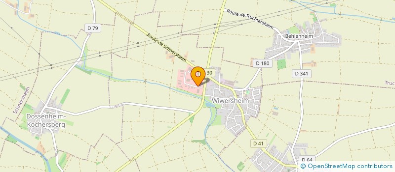 localisation de l'entreprise EURL BLUE DOLPHIN  WIWERSHEIM