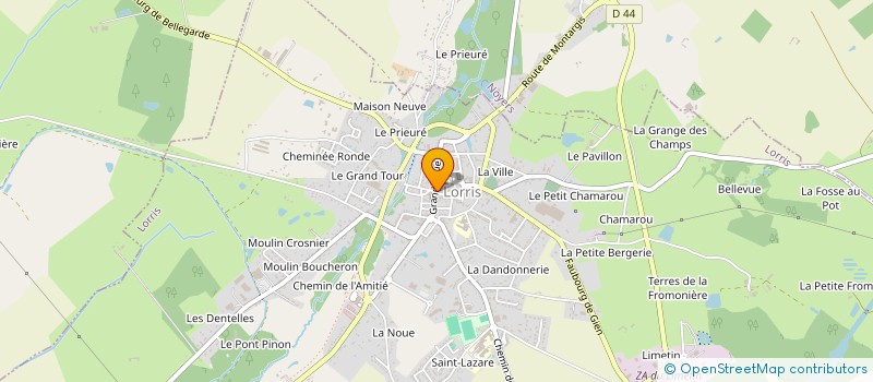 localisation de l'entreprise EURL BLUE SANTIAG à LORRIS