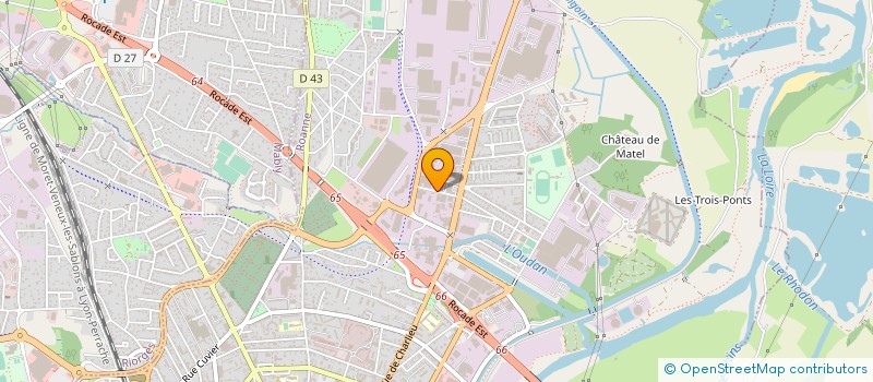 localisation de l'entreprise EURL BMC à ROANNE
