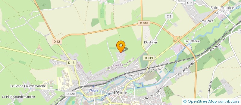localisation de l'entreprise EURL BMG à SAINT-SULPICE-SUR-RISLE