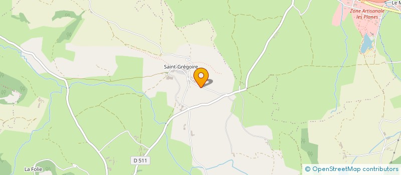 localisation de l'entreprise EURL BMLENERGIE  SEVERAC D'AVEYRON