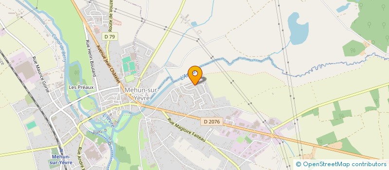 localisation de l'entreprise EURL BMS  MEHUN-SUR-YEVRE