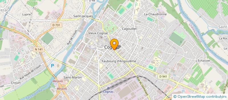 localisation de l'entreprise EURL BO'CKLYN à COGNAC