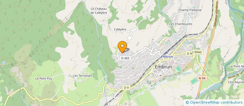 localisation de l'entreprise EURL BO CONSEIL  EMBRUN