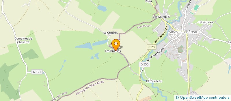 localisation de l'entreprise EURL BONDUELLE FRANCIS  CHARENTON-DU-CHER